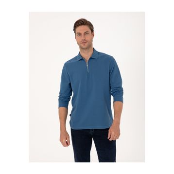 Pierre Cardin 50314046-VR059 Açık Lacivert Erkek Sweatshirt