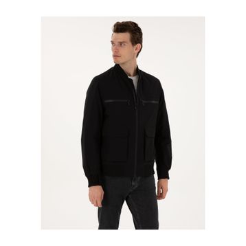 Pierre Cardin 50314099-VR046 Siyah Erkek Mont