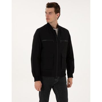 Pierre Cardin 50314099-VR046 Siyah Erkek Mont