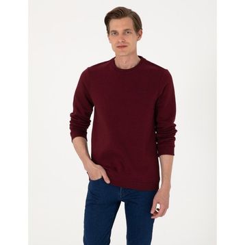 Pierre Cardin 50315021-VR014 Bordo Erkek Sweatshirt