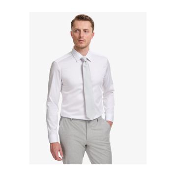 Pierre Cardin 50325162-VR013 Beyaz Slim Fit Uzun Kollu Basic Erkek Gömlek
