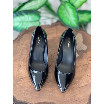 Pierre Cardin 51752 Siyah Rugan Kadın Topuklu Ayakkabı