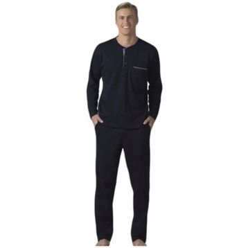 Pierre Cardin 5454 Erkek Lacivert Uzun Kollu Pijama Takımı