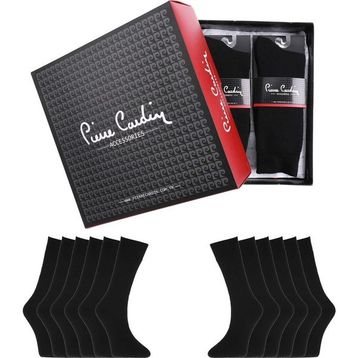 Pierre Cardin 575 Kışlık Termal Yünlü Havlu 12li Paket Siyah Erkek Çorap