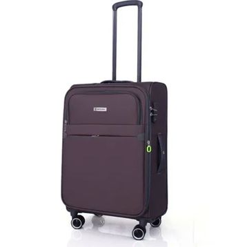 Pierre Cardin 6000 Orta Boy Antrasit Ultra Light Hafif Lüx Kumaş Tekerlekli Valiz
