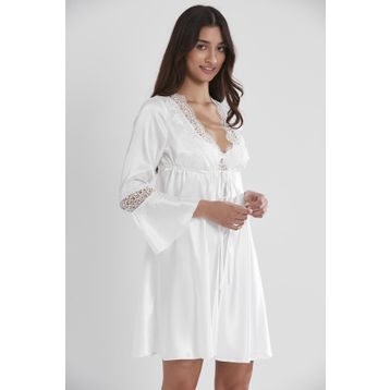 Pierre Cardin 6325 Ekru 6'lı Kaplı Gecelik Sabahlık Set