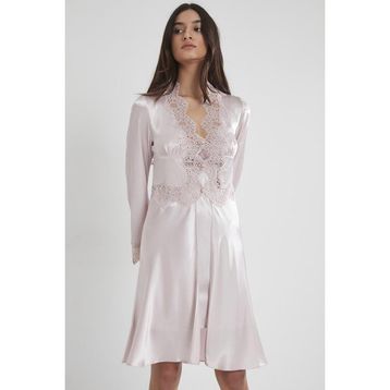 Pierre Cardin 6335 Pudra 6'lı Midi Gecelik Sabahlık Set