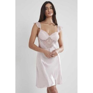 Pierre Cardin 635 Pudra Askılı Kısa Gecelik