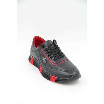Pierre Cardin 649405 Siyah Mavi Erkek Spor Ayakkabı