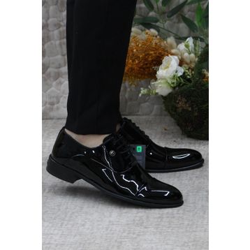 Pierre Cardin 7018 Siyah Rugan Damat Ayakkabisi Takim Ayakkabisi Erkek Klasik Ayakkabi