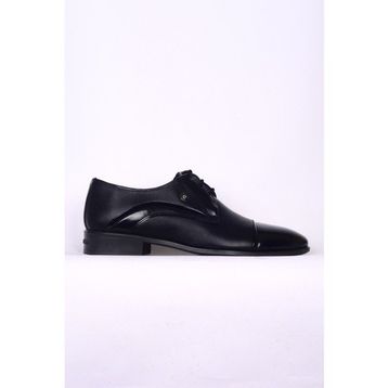 Pierre Cardin 7058 Groom Siyah Rugan Erkek Klasik Ayakkabı