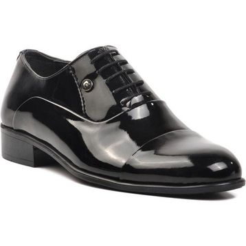 Pierre Cardin 70PC20 Groom Siyah Rugan Deri Erkek Klasik Ayakkabı