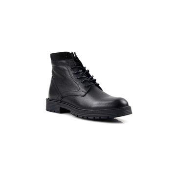 Pierre Cardin 77658 Siyah Deri Erkek Bot