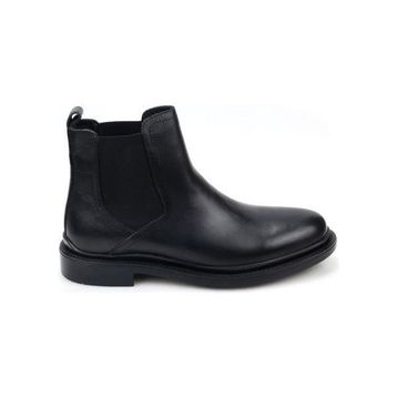 Pierre Cardin 77807 Siyah Hakiki Deri Erkek Chelsea Bot