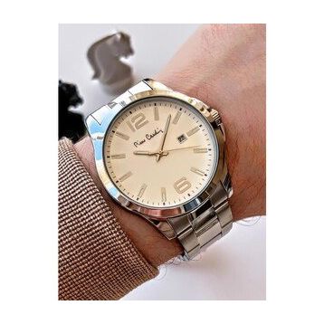 Pierre Cardin 800411F02Z Erkek Kol Saati ve Kaplan Gözü Bilekliği