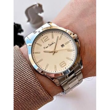Pierre Cardin 800411F02Z Erkek Kol Saati ve Kaplan Gözü Bilekliği