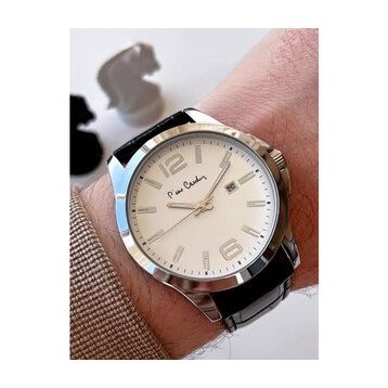 Pierre Cardin 800411f09SB Deri Kordon Erkek Kol Saati