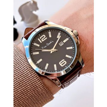 Pierre Cardin 800411F10KS Deri Kordon Erkek Kol Saati