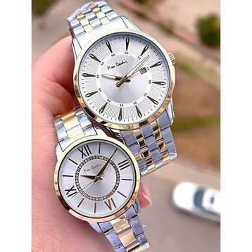 Pierre Cardin CF.PR80002.M2 Çiftlere Özel Çelik Kordon Çift Kol Saati