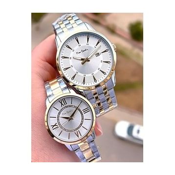 Pierre Cardin CF.PR80002.M2 Çiftlere Özel Çelik Kordon Çift Kol Saati