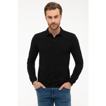 Pierre Cardin G021GL082.000.1100692 Erkek Siyah Slim Fit Sweatshirt