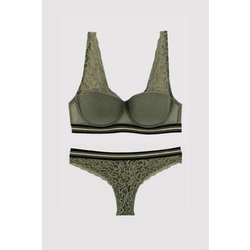Pierre Cardin Kadın Double Push Up Bralet Sütyen Takım