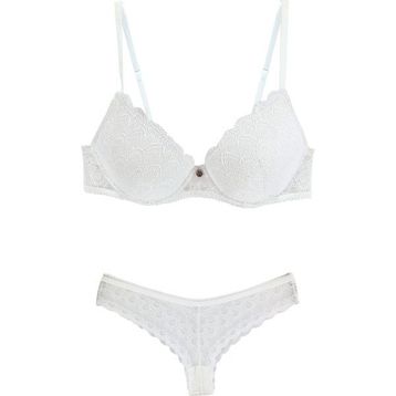 Pierre Cardin Kadın Soft Push Up Ekru 85B Sütyen Takımı