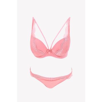 Pierre Cardin Kadın Soft Push Up Ekru 85B Sütyen Takımı