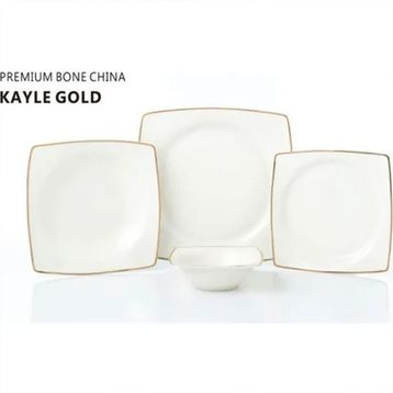Pierre Cardin Kayle Gold 58 Parça 12 Kişilik Yemek Takımı