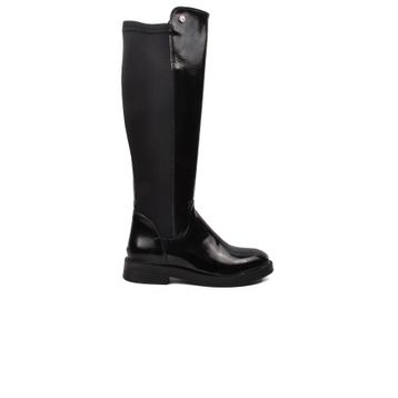 Pierre Cardin PC-52066 Siyah Kırışık Kadın Çizme