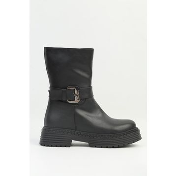 Pierre Cardin PC-52430 Siyah Cilt Kadın Bot