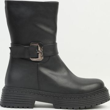 Pierre Cardin PC-52430 Siyah Cilt Kadın Bot
