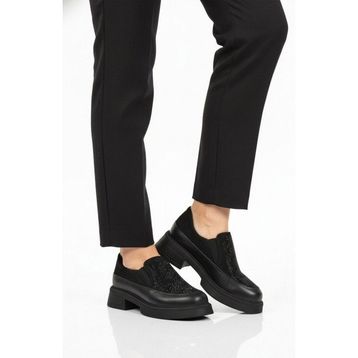 Pierre Cardin PC-55216 Z Siyah Taş İşlemeli Hafif Kadın Casual Ayakkabı