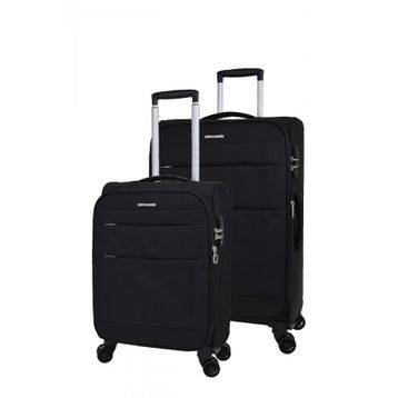 Pierre Cardin PC4200 Ultra Light Siyah Orta ve Kabin Boy Valiz Seti