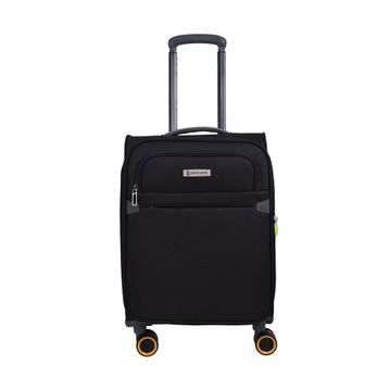 Pierre Cardin PC6000 Ultra Light Hafif Lüx Kumaş Kabin Boy Siyah Valiz