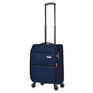Pierre Cardin PC6050 Lacivert Ultra Light Kumaş Kabin Boy Valiz
