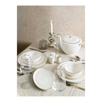 Pierre Cardin Pure Platin 62 Parça 12 Kişilik Yemek Takımı