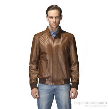 Pierre Cardin Taba Deri Erkek Mont