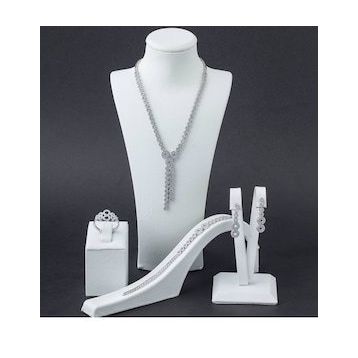 Pigado 925 Ayar Gümüş Zirkon Taşlı Yuvarlak Model Set