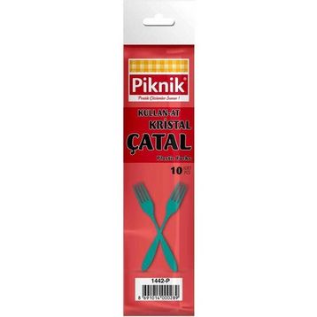 Piknik 10'lu Kristal Çatal