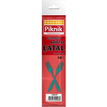 Piknik 10'lu Kristal Çatal