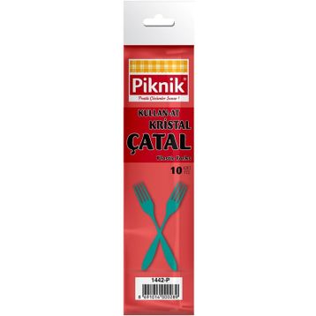 Piknik 10'lu Kristal Çatal