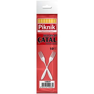 Piknik 10'lu Plastik Çatal