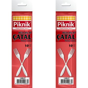 Piknik 10'lu Plastik Çatal