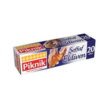 Piknik 20'li Plastik Şeffaf Eldiven