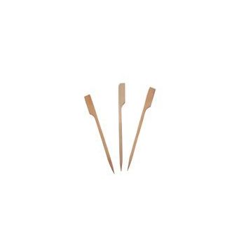 Pilelistore 12 cm 100 Adet Özel Ahşap Yassı Saplı Çöp Şiş Çubuğu