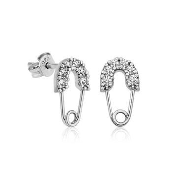 Pilelistore Gümüş Çengelli İğne Küpe