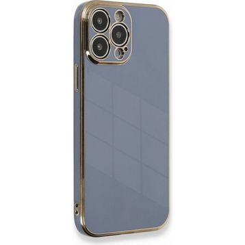 pilelistore iPhone 13 Pro Max Volet Mavi Silikon Kılıf