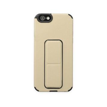 pilelistore iPhone 6 Mega Standlı Gold Silikon Kılıf