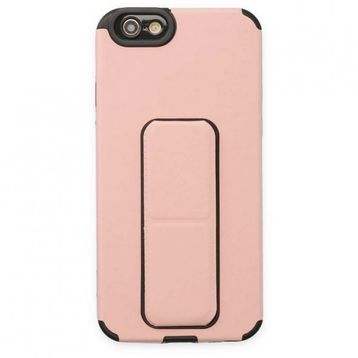 pilelistore iPhone 6 Mega Standlı Pudra Silikon Kılıf